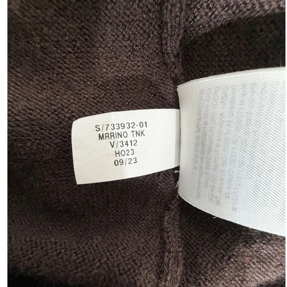 Banana Republic Merino Wool Turtleneck L Sweater Chocolate Brown Classic Preppy